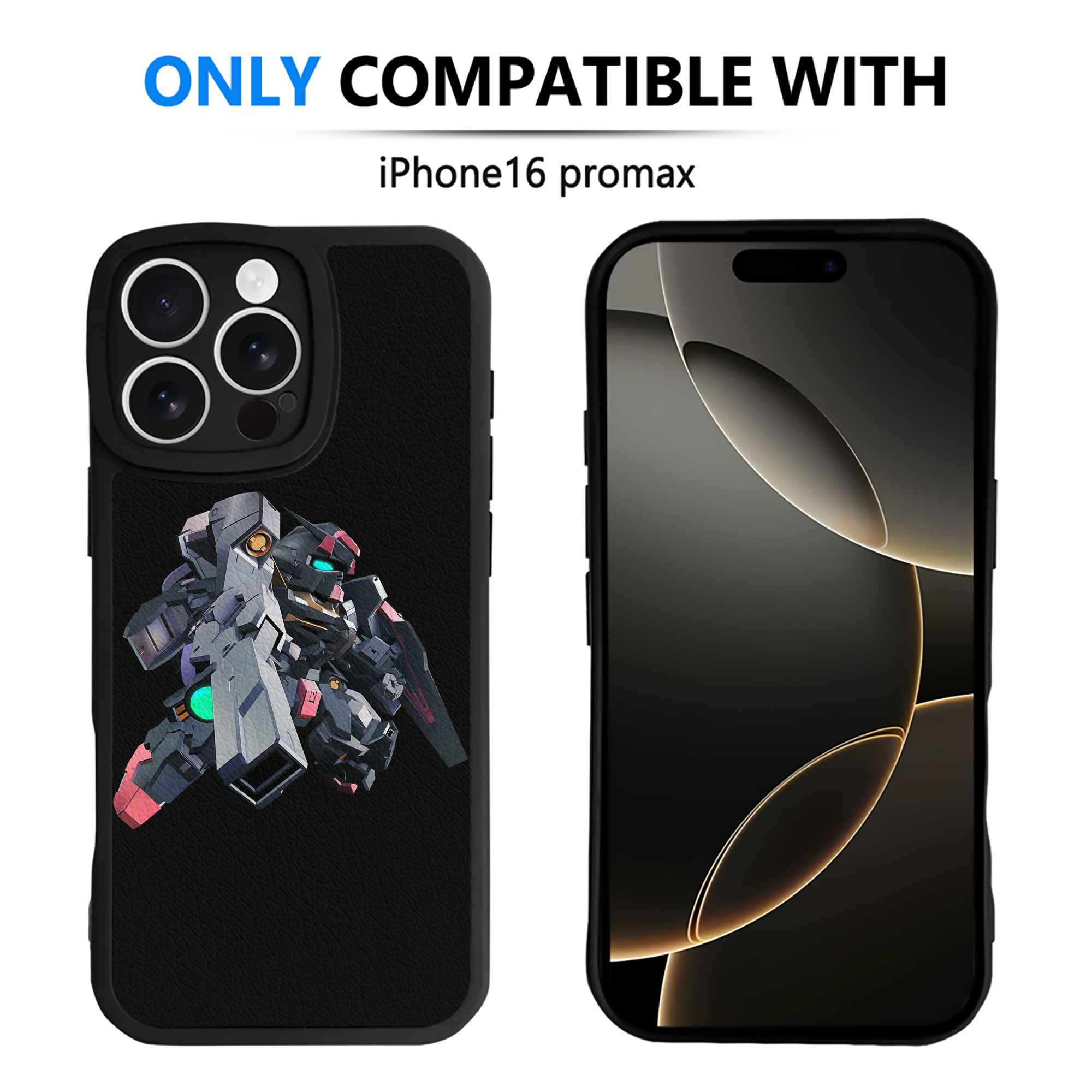 （画像用） 機動戦士ガンダム Mobile Suit Gundam 【iPhone 16シリーズ対応】シリコンスマホケース（レザー調） 材質：シリコン